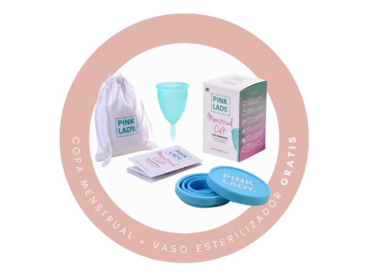 Copa Menstrual + Vaso Esterilizador Gratis - Pink Lady
