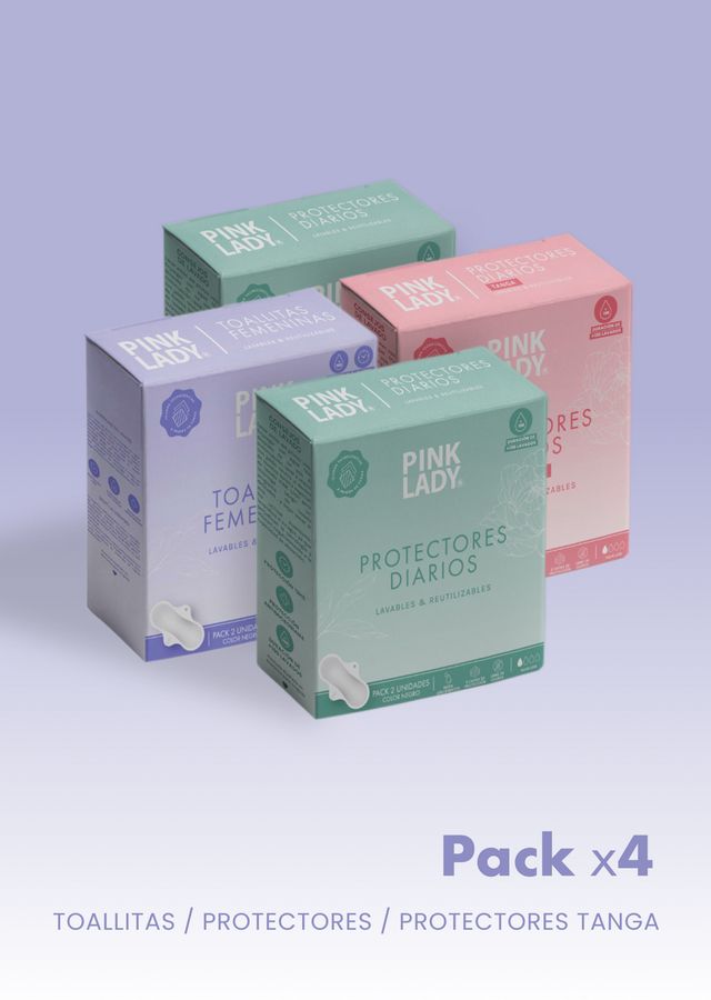 Pack x4 de Protección Diaria